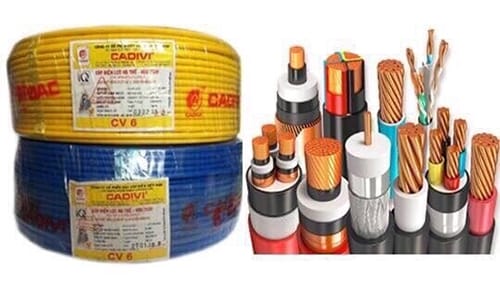 Dây điện Cadivi (Đầy đủ các loại và các kích thước)